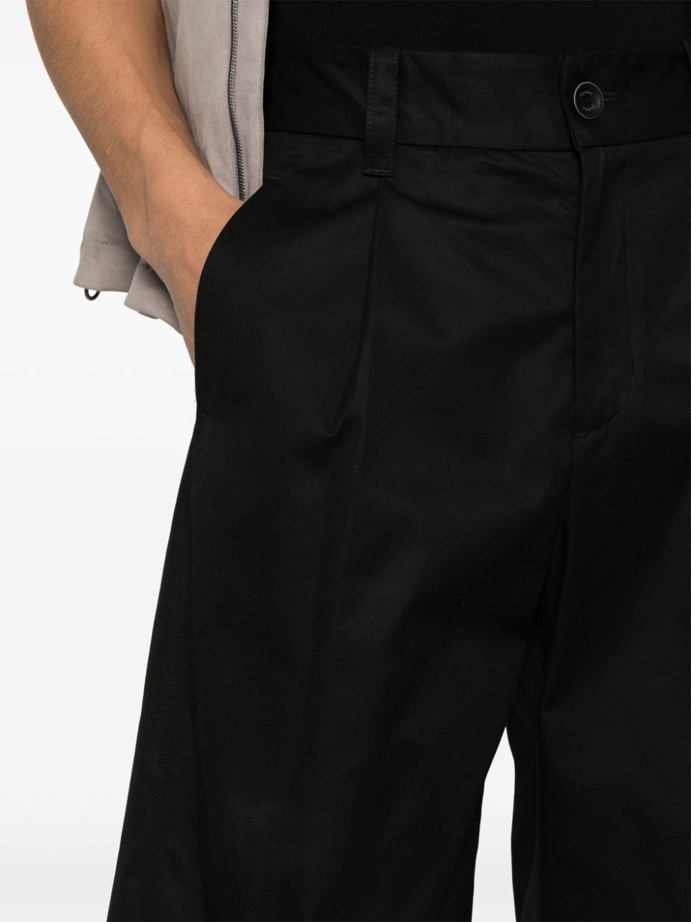 pleat-detail tailored shorts - 5