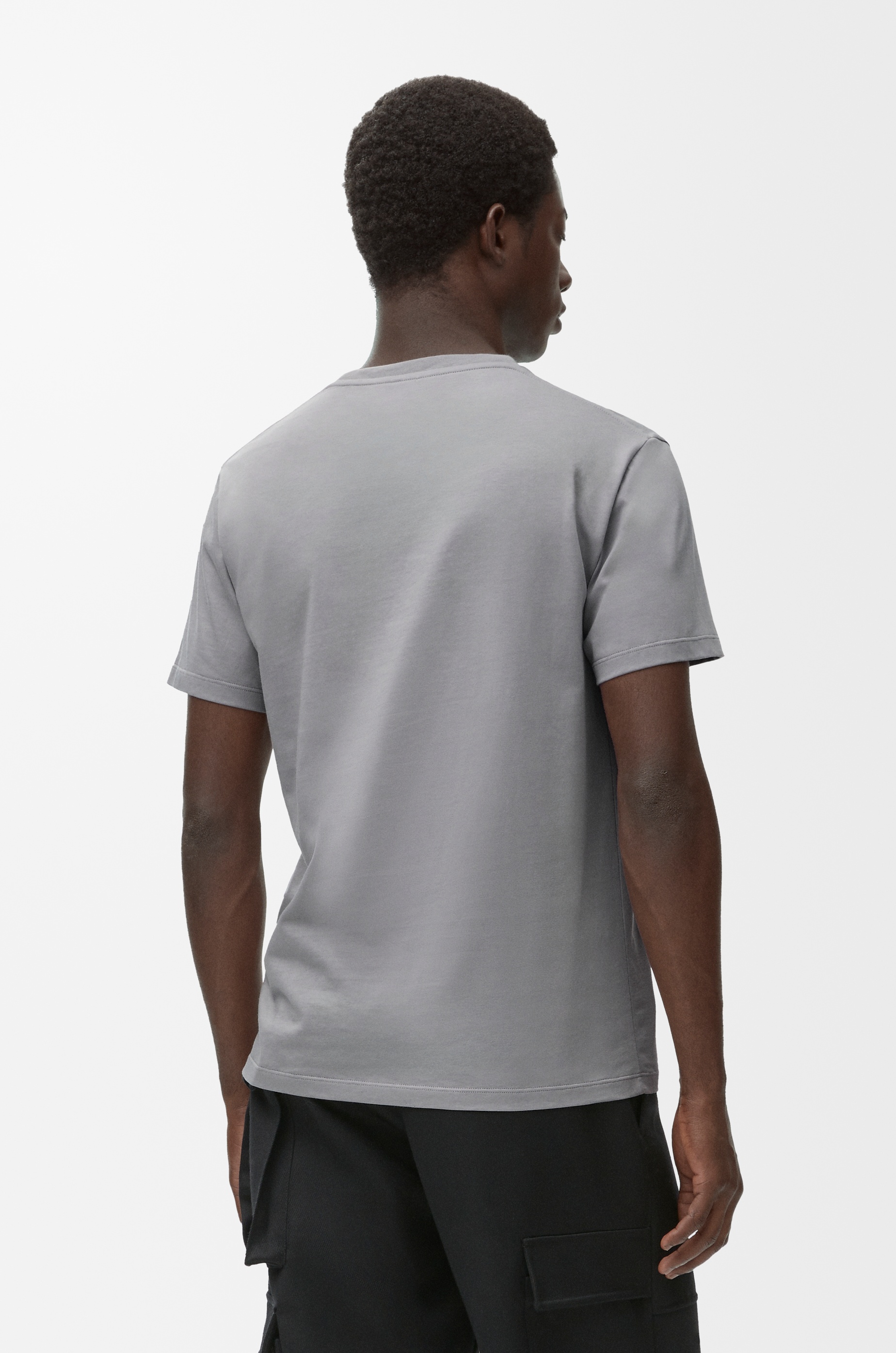 Regular fit T-shirt in cotton - 4