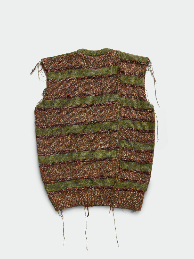 MAGLIANO A Mess Of A Vest Green Mix - Magliano outlook