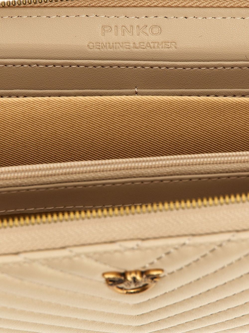 chevron-quilted leather wallet - 3