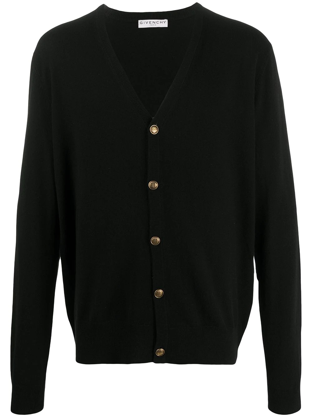 v-neck cashmere cardigan - 1