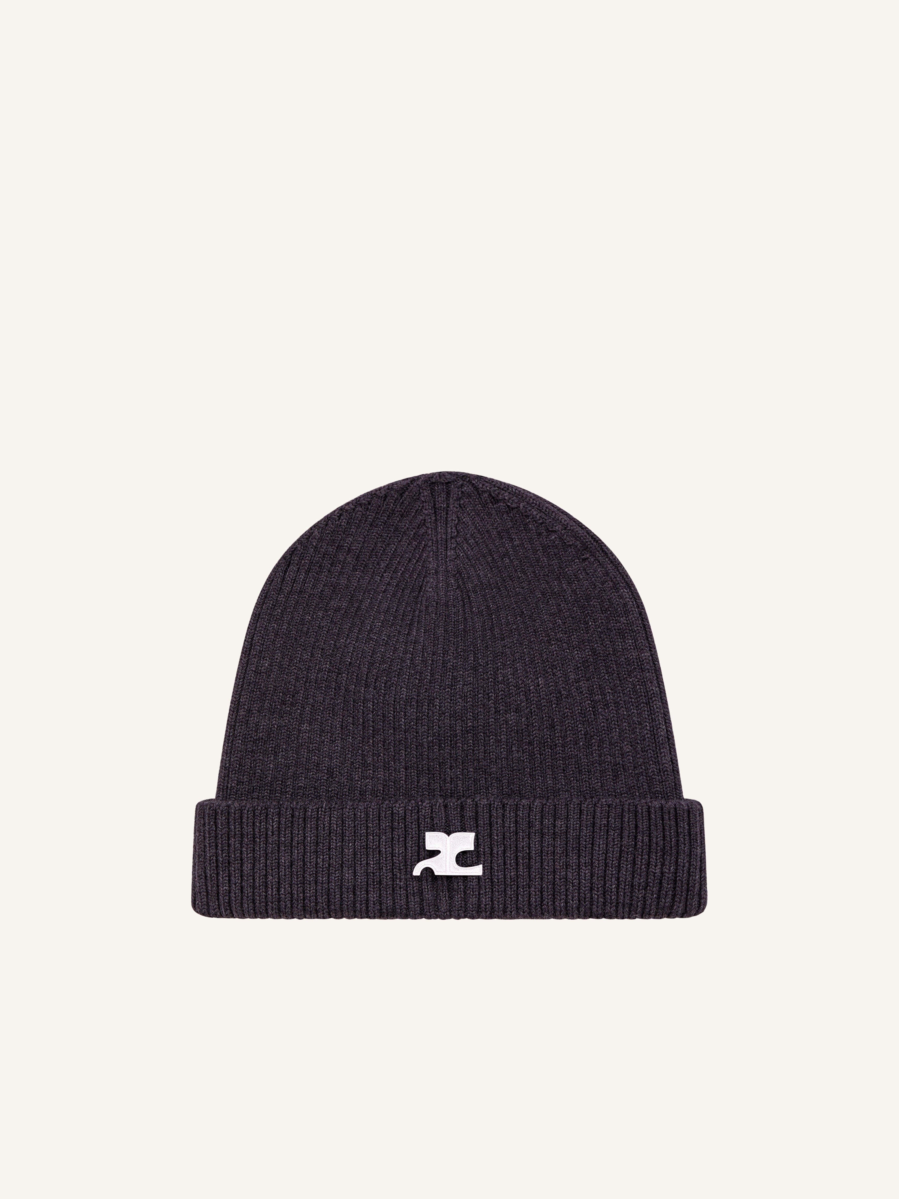 RIBBED WOOL HAT - 1