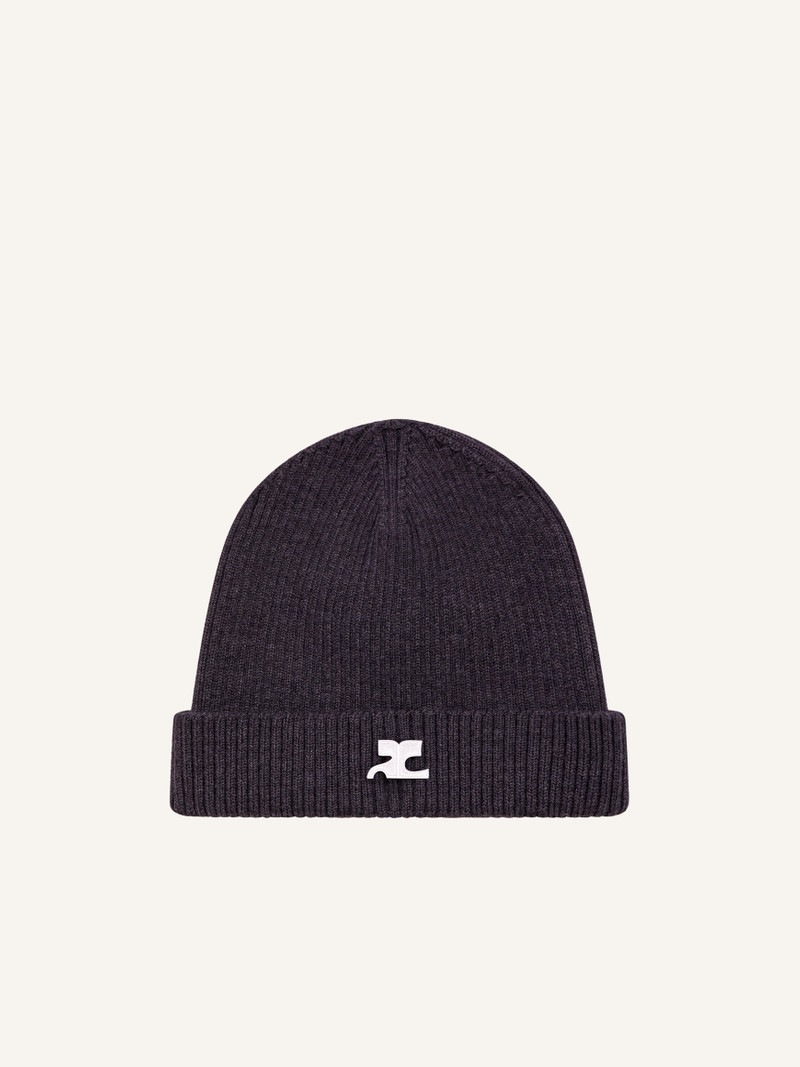 RIBBED WOOL HAT 1