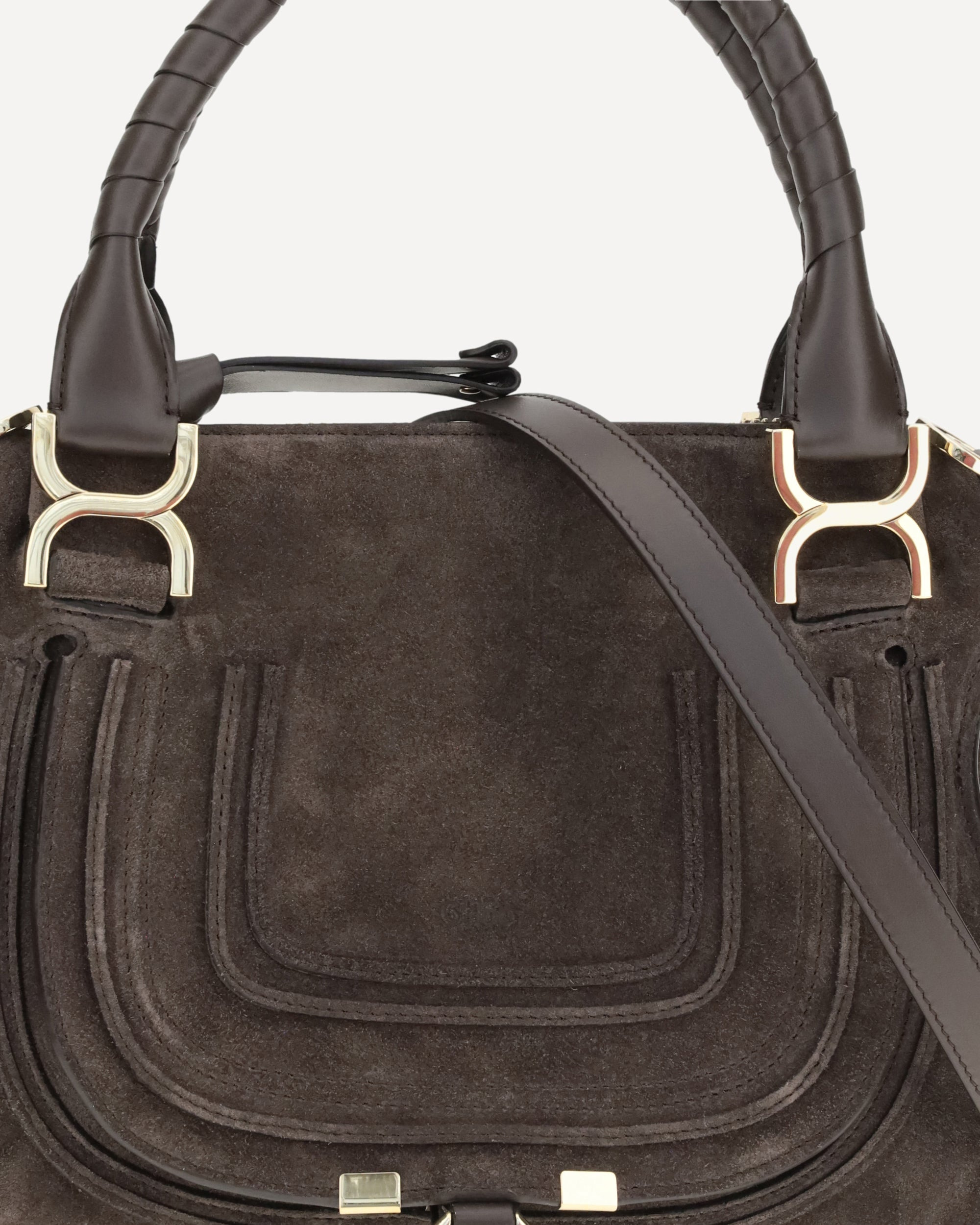 Small suede Shoulder Bag - 4