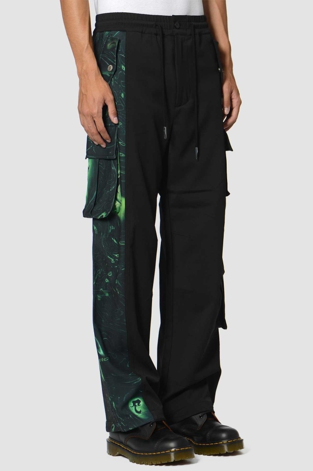 FENG CHEN WANG Lacquerware Printed Trousers - 2