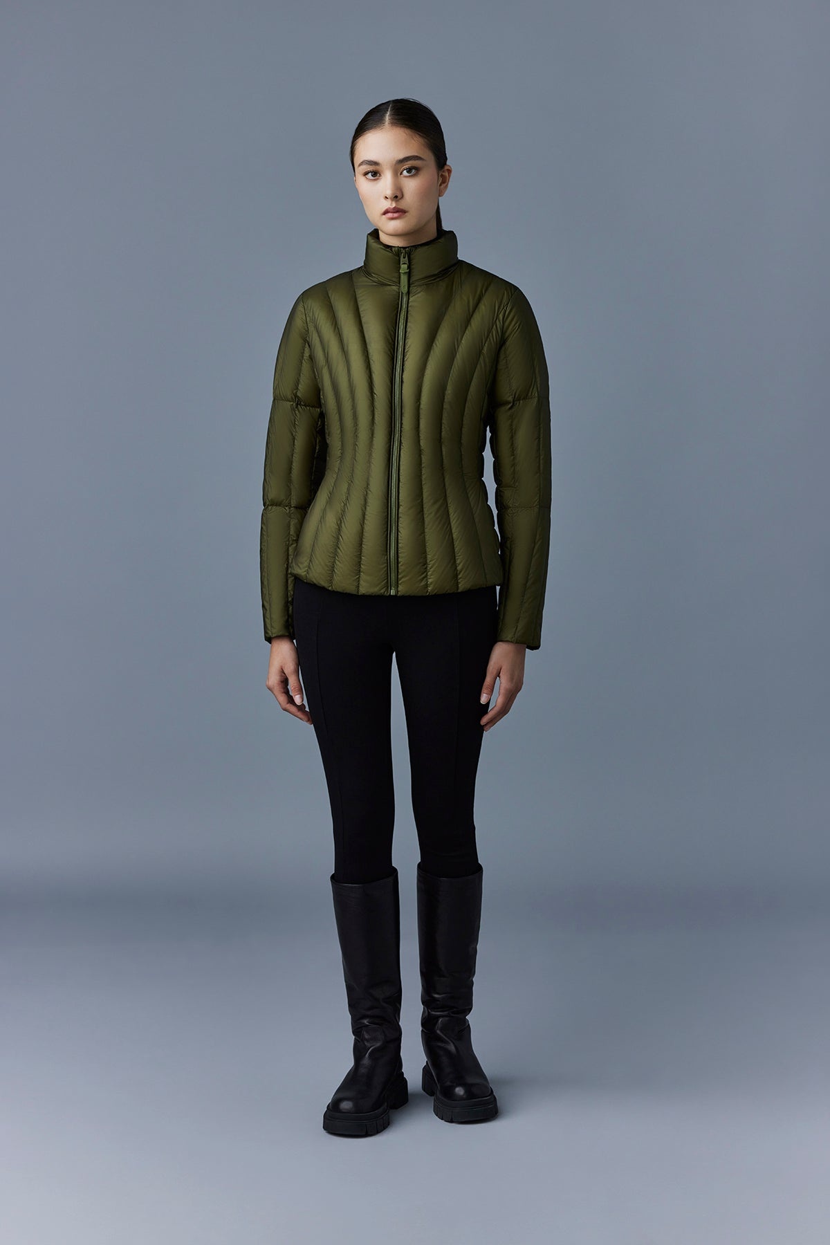 LANY light down vertical quilted jacket - 3