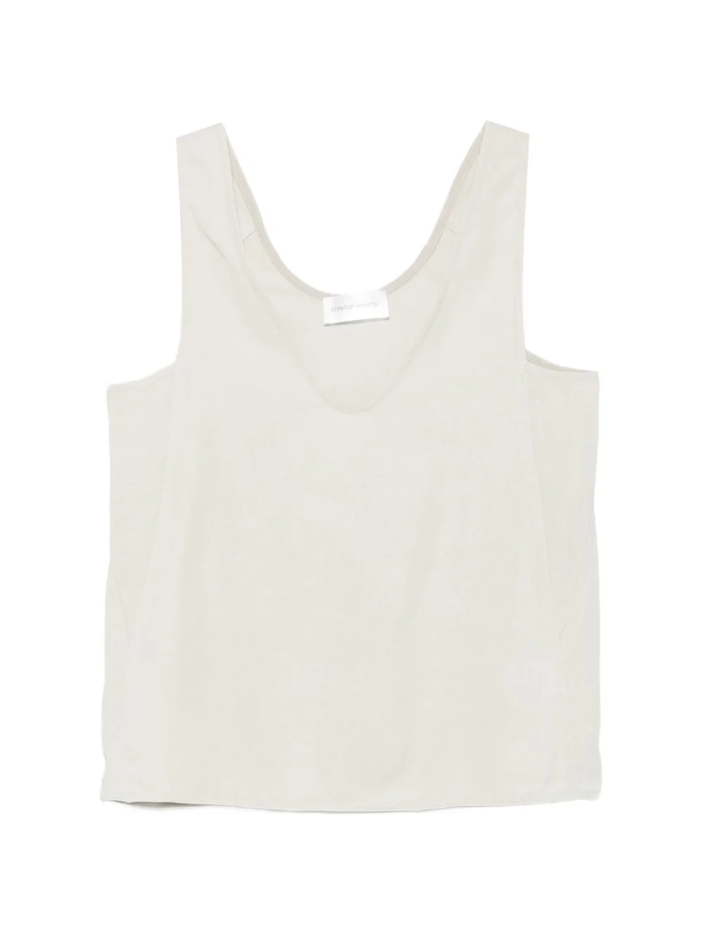 V-neck sleeveless top - 1