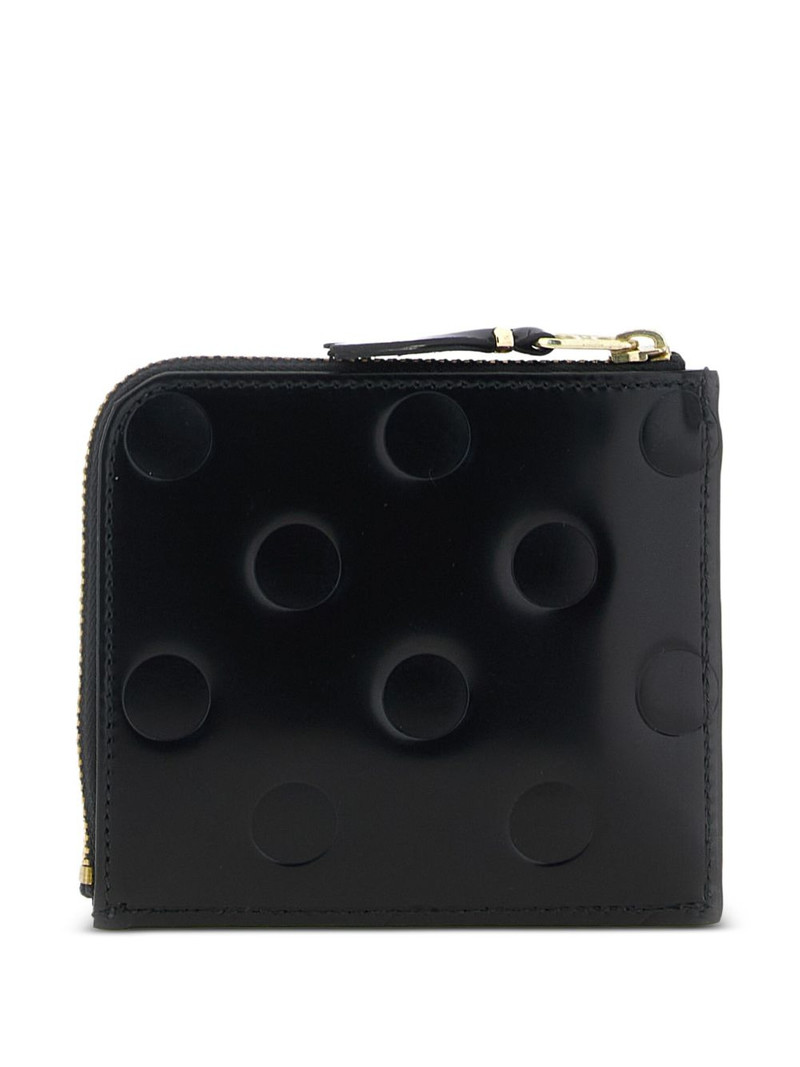 Comme Des Garçons polka-dot embossed wallet outlook