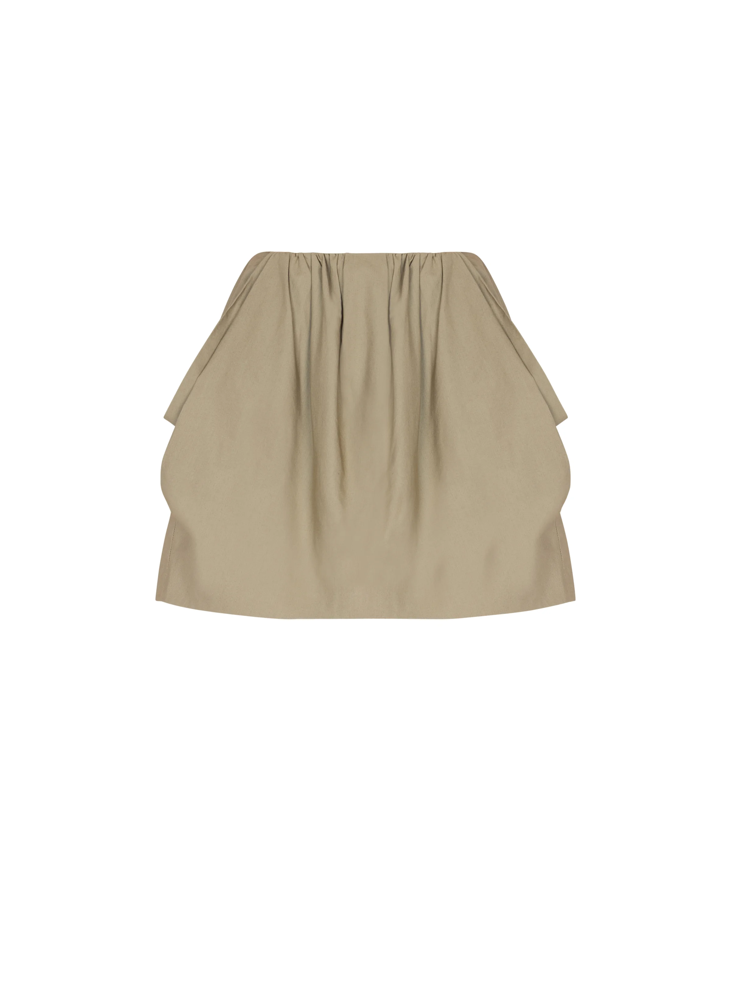 Cotton poplin balloon skirt - 1