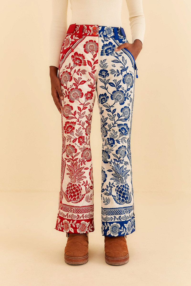 Mixed Pineapple Garden Ski Pants 3