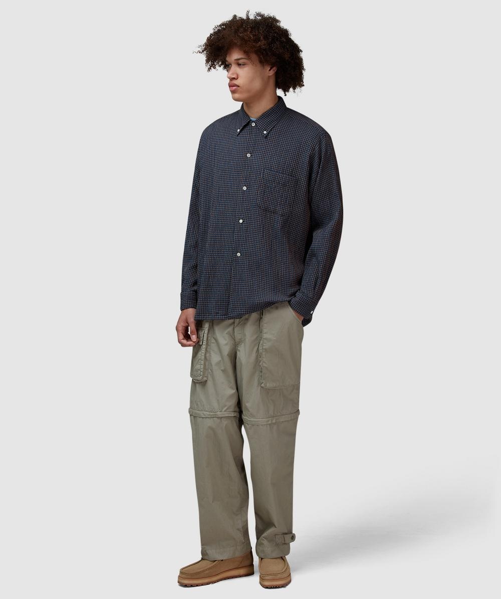 Open B.D. plaid shirt - 6