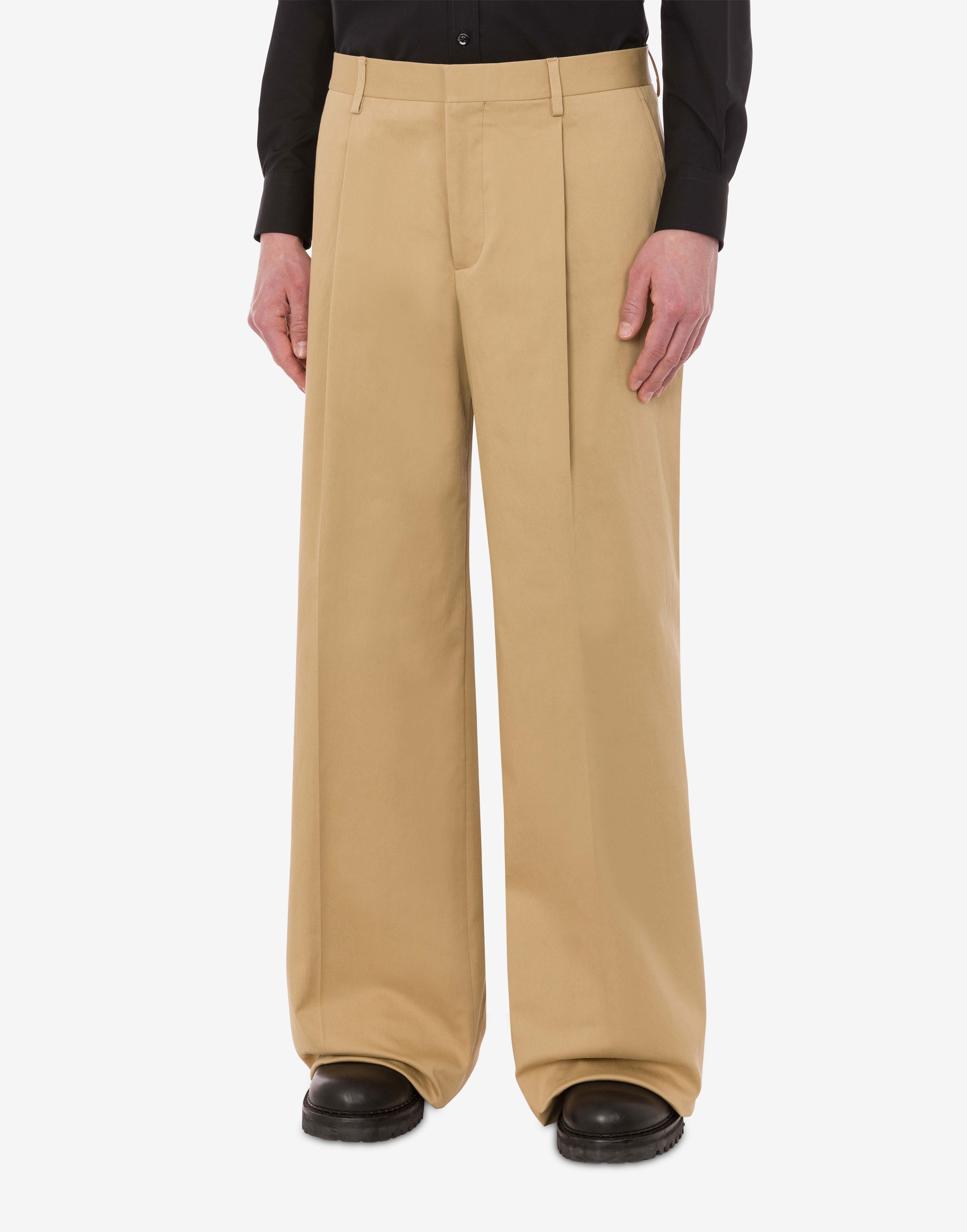 STRETCH GABARDINE TROUSERS - 2