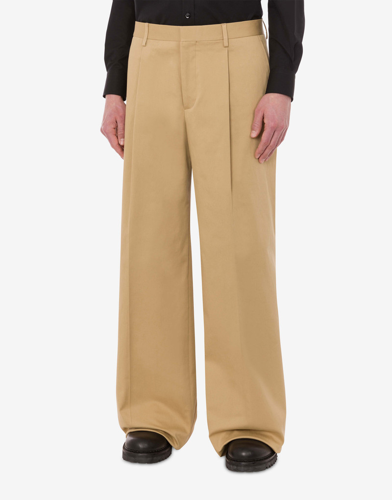 Moschino STRETCH GABARDINE TROUSERS outlook