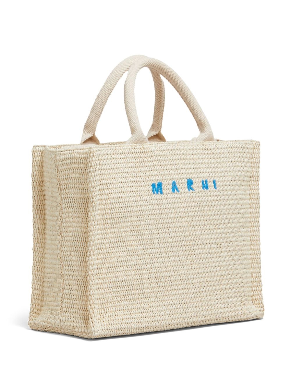 small raffia tote bag - 3
