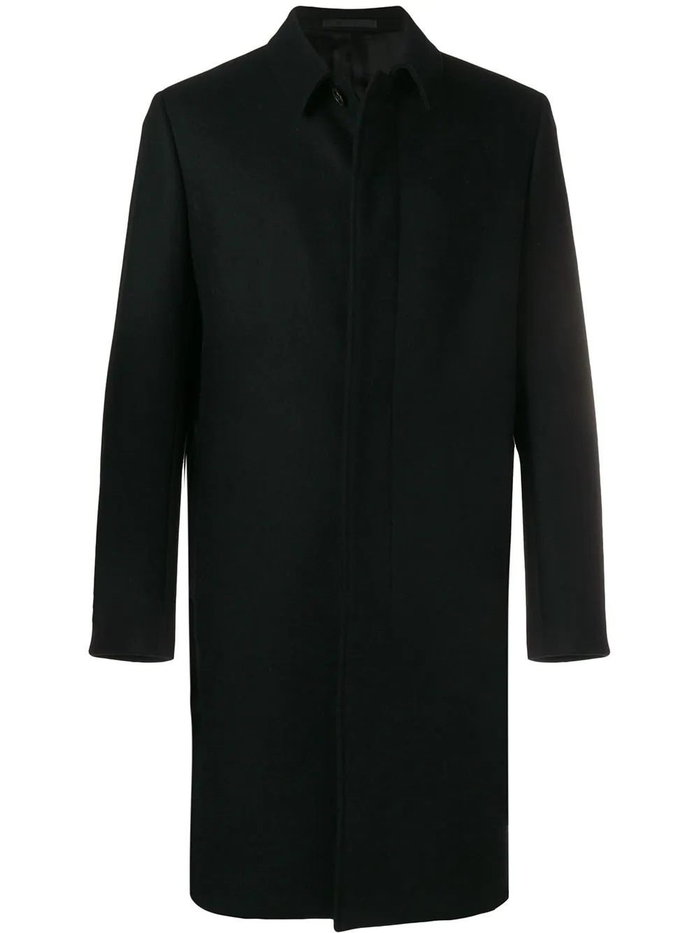 longsleeved double breasted coat - 1