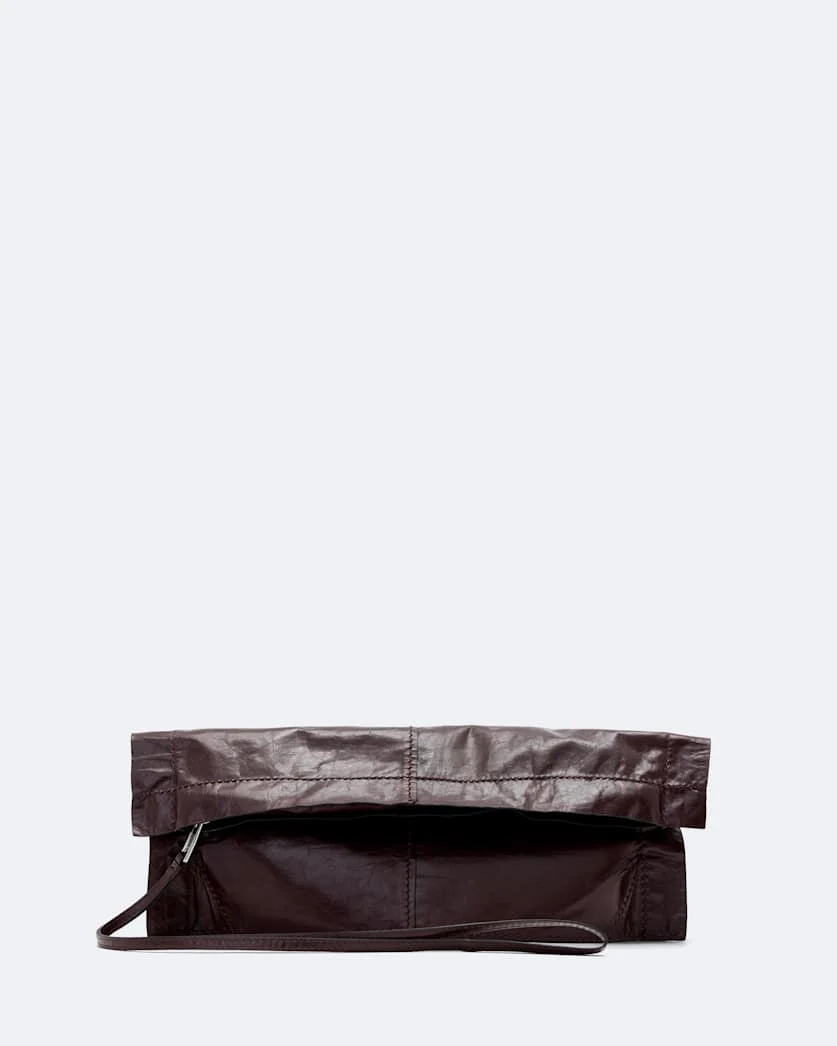 LUTECE FOLD LEATHER CLUTCH - 1