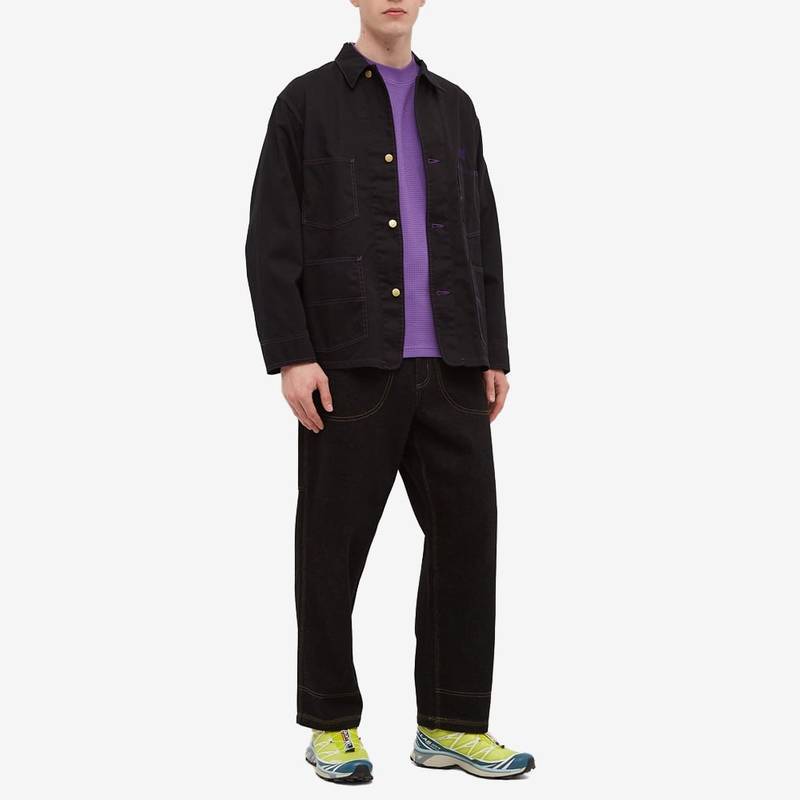BRAIN DEAD Brain Dead Long Sleeve Core Mock Neck Waffle Tee outlook