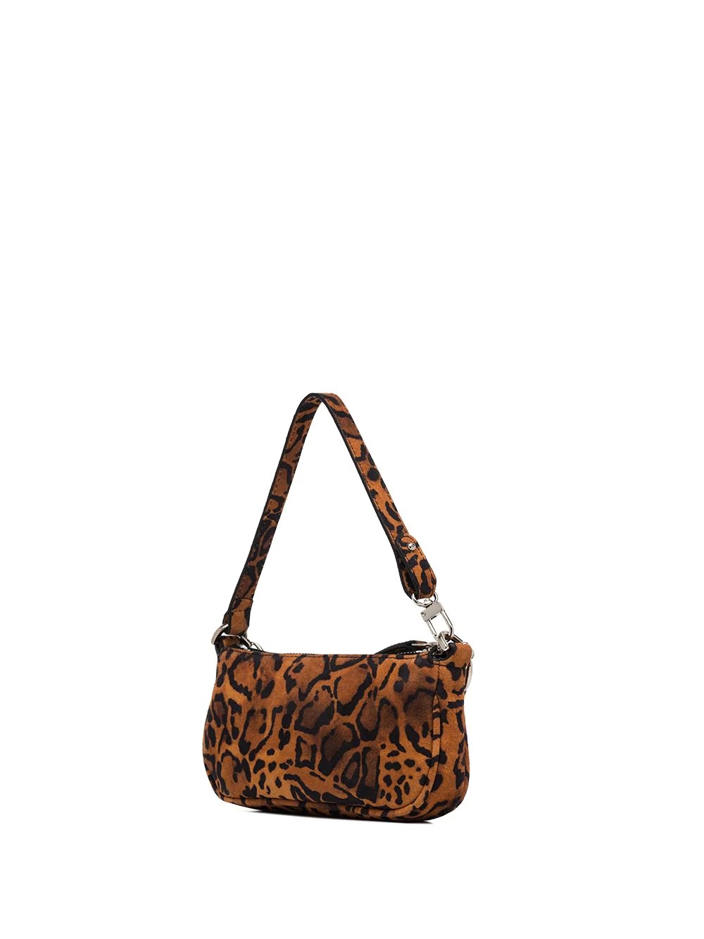 mini Rachel leopard-print suede bag - 3