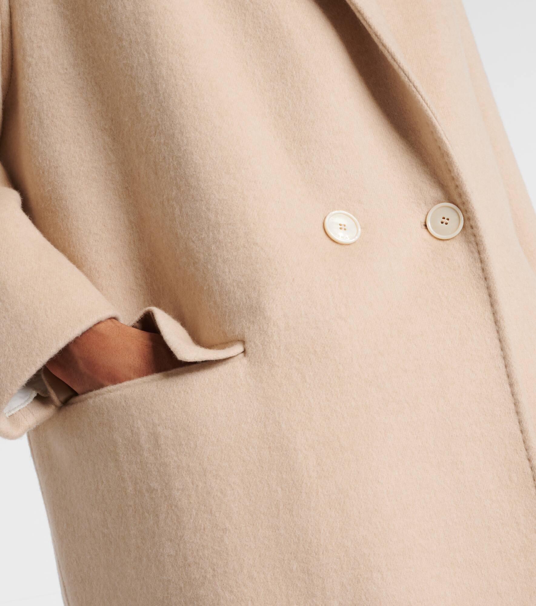 Efegozi wool, cashmere and silk coat - 5