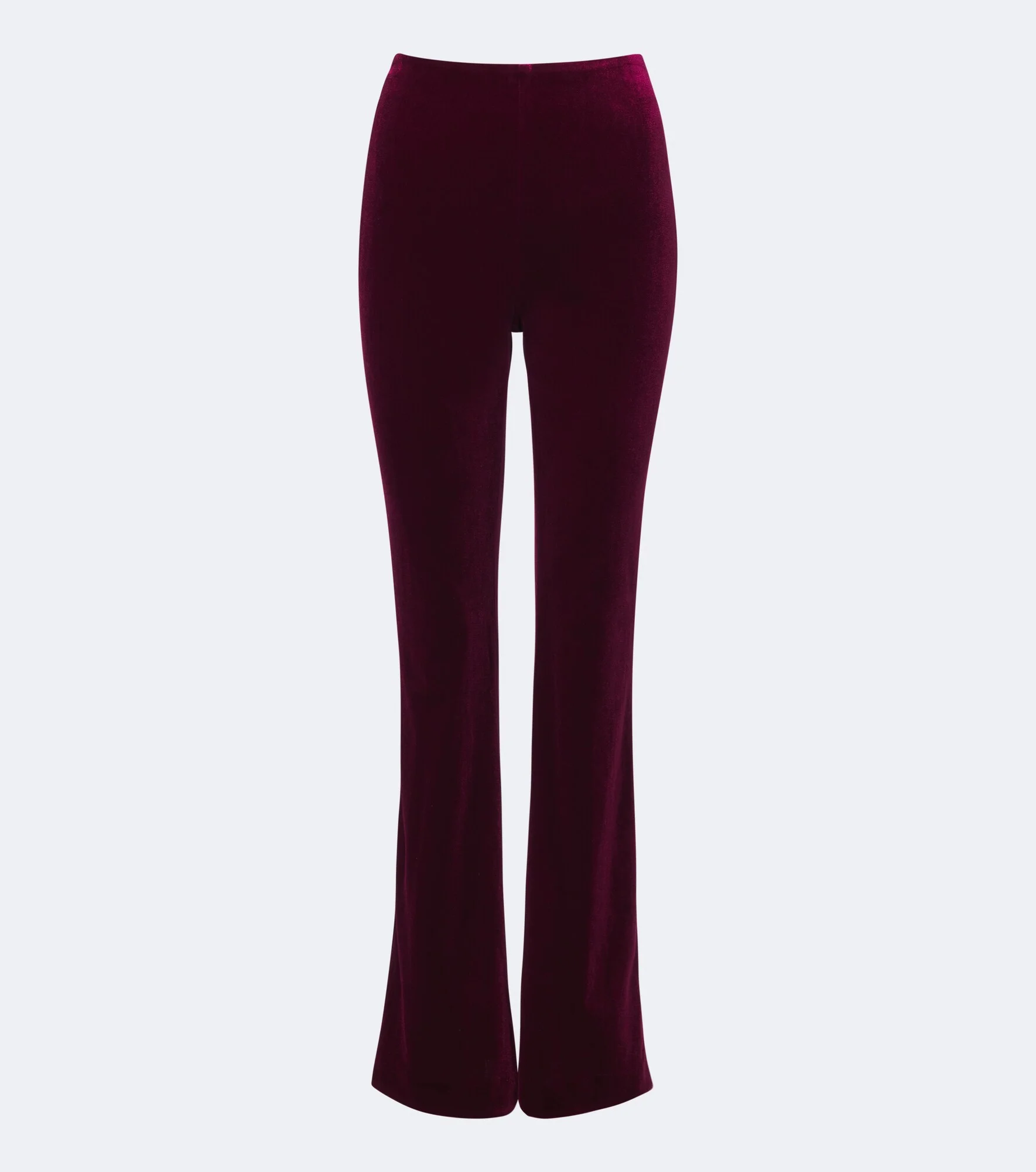 Velvet flared pants - 1
