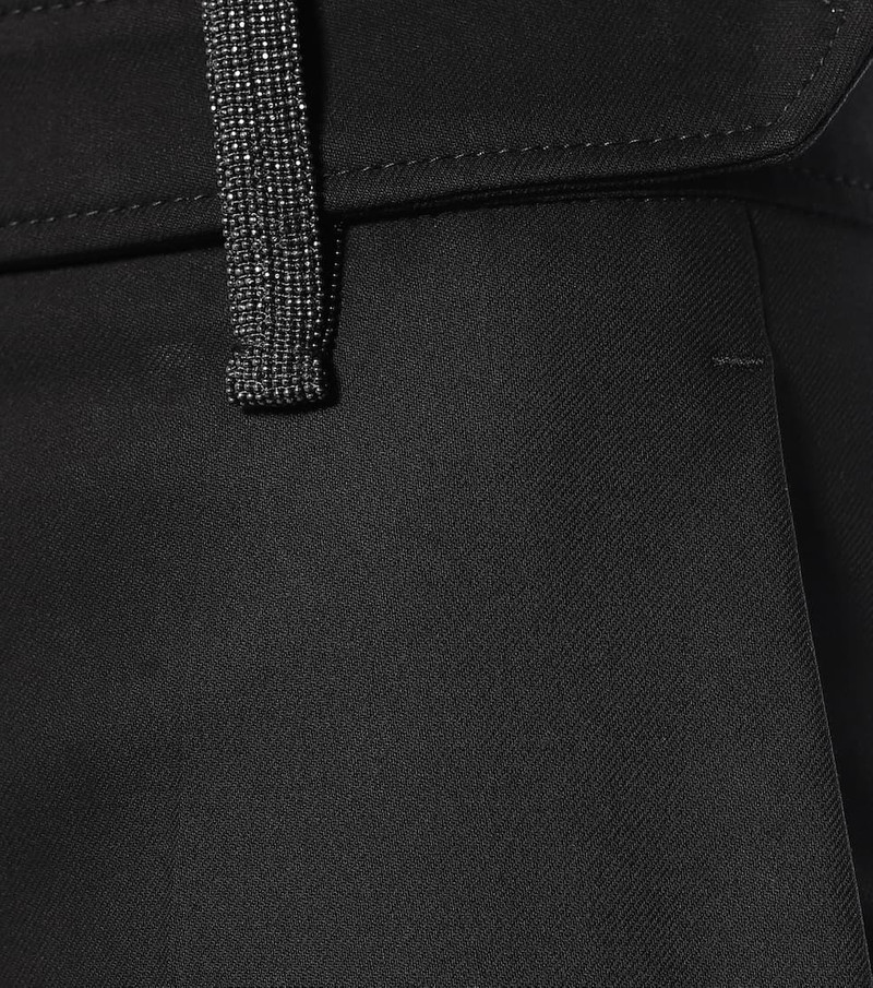 Stretch-cotton slim pants 4
