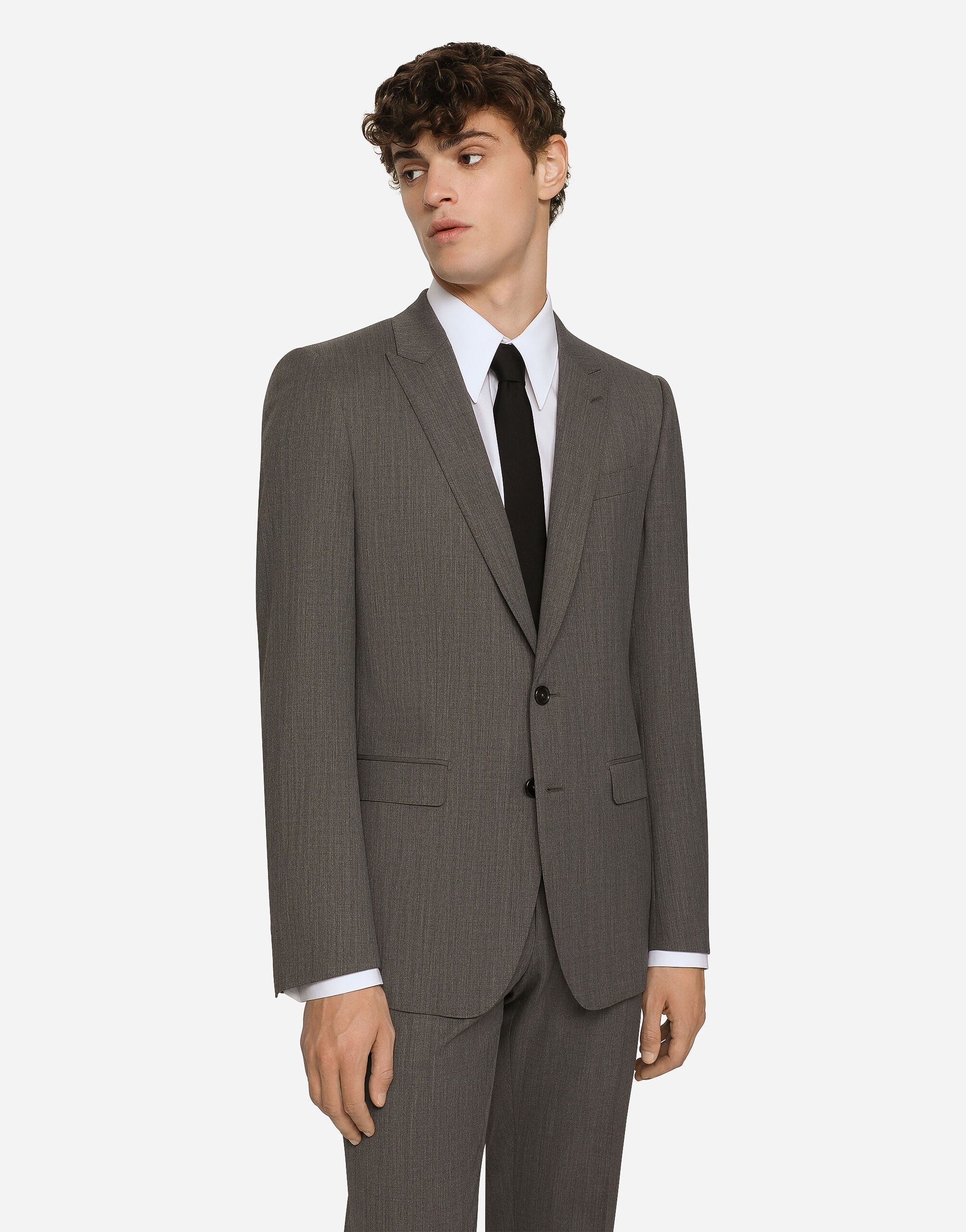 Single-breasted stretch wool Martini-fit suit - 4