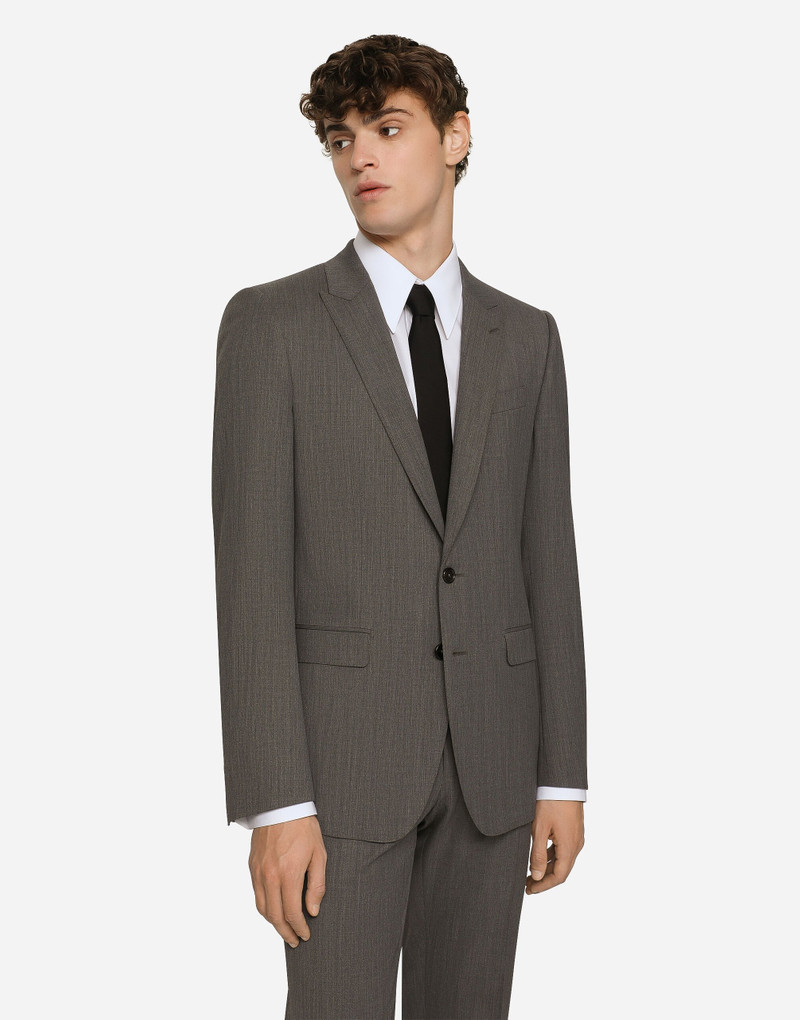 Single-breasted stretch wool Martini-fit suit 4
