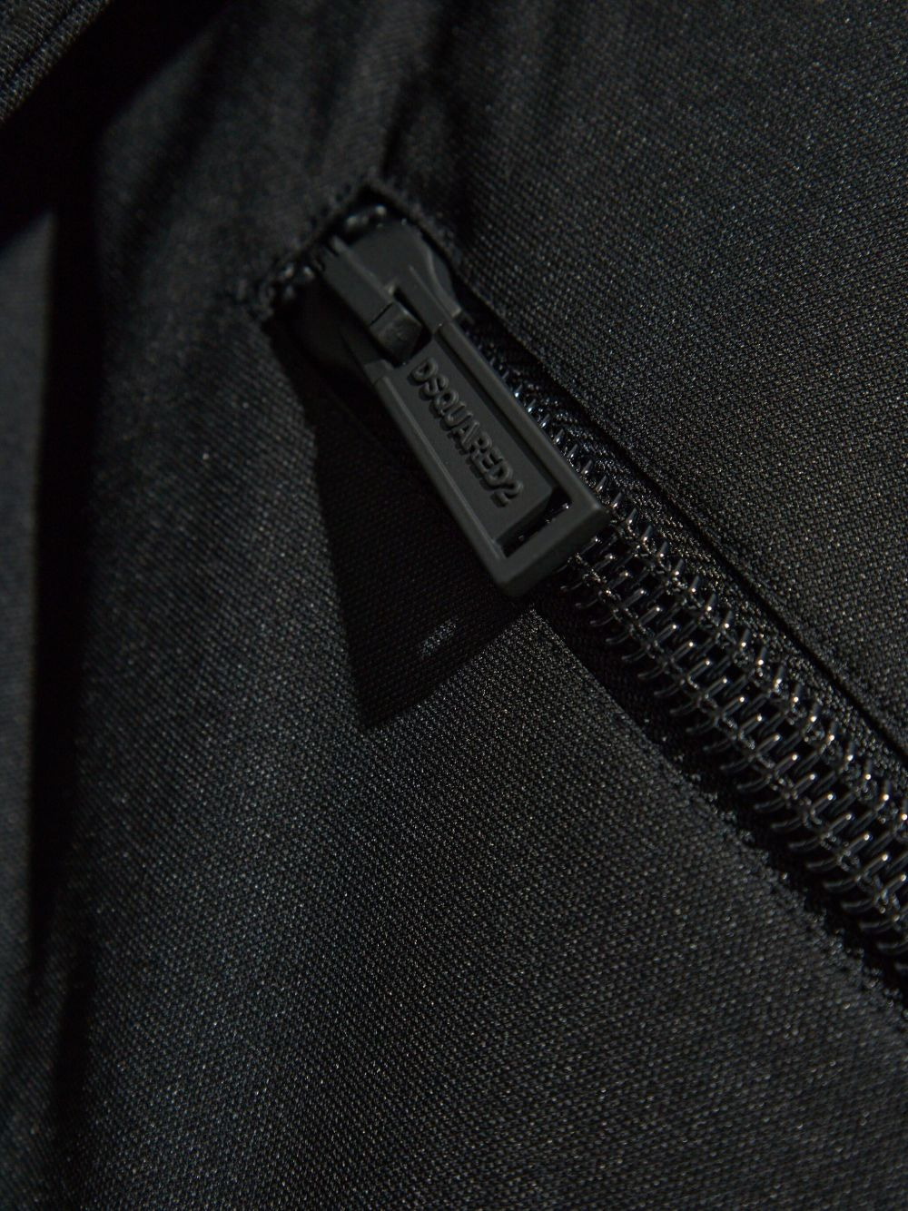 hooded zip-fastening parka - 5
