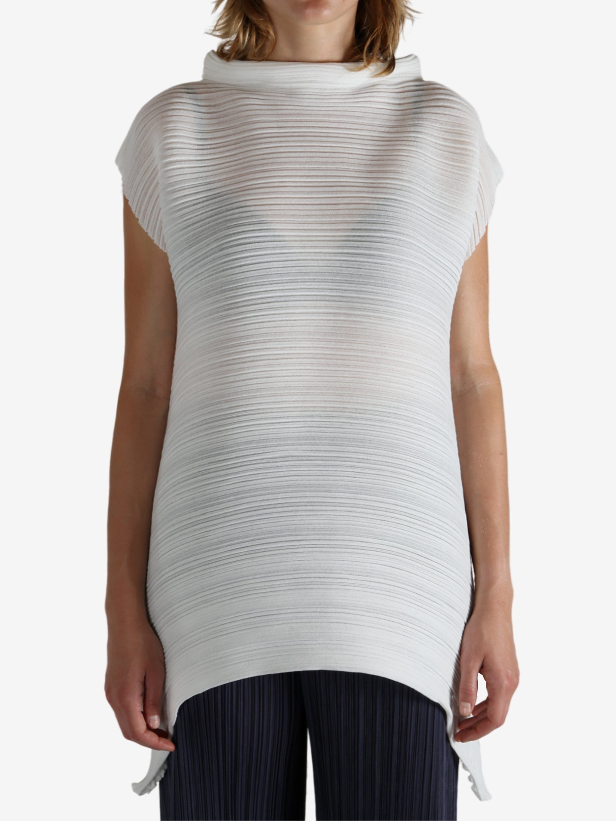 PLEATS PLEASE ISSEY MIYAKE - Women Shee Bounce Knit Shirt - 1