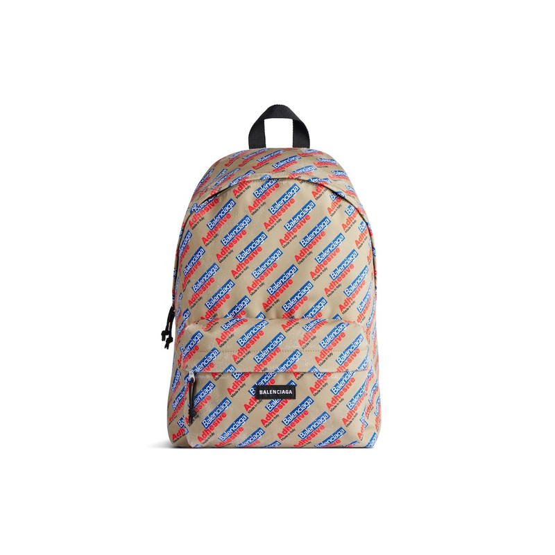 Men's Explorer Backpack  in Beige/red/blue 1