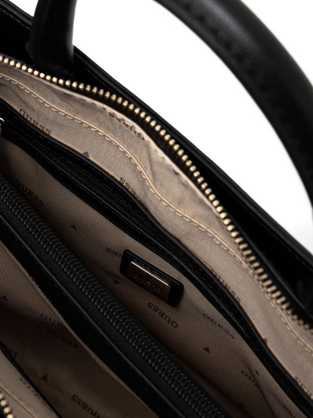 logo-plaque satchel bag - 5