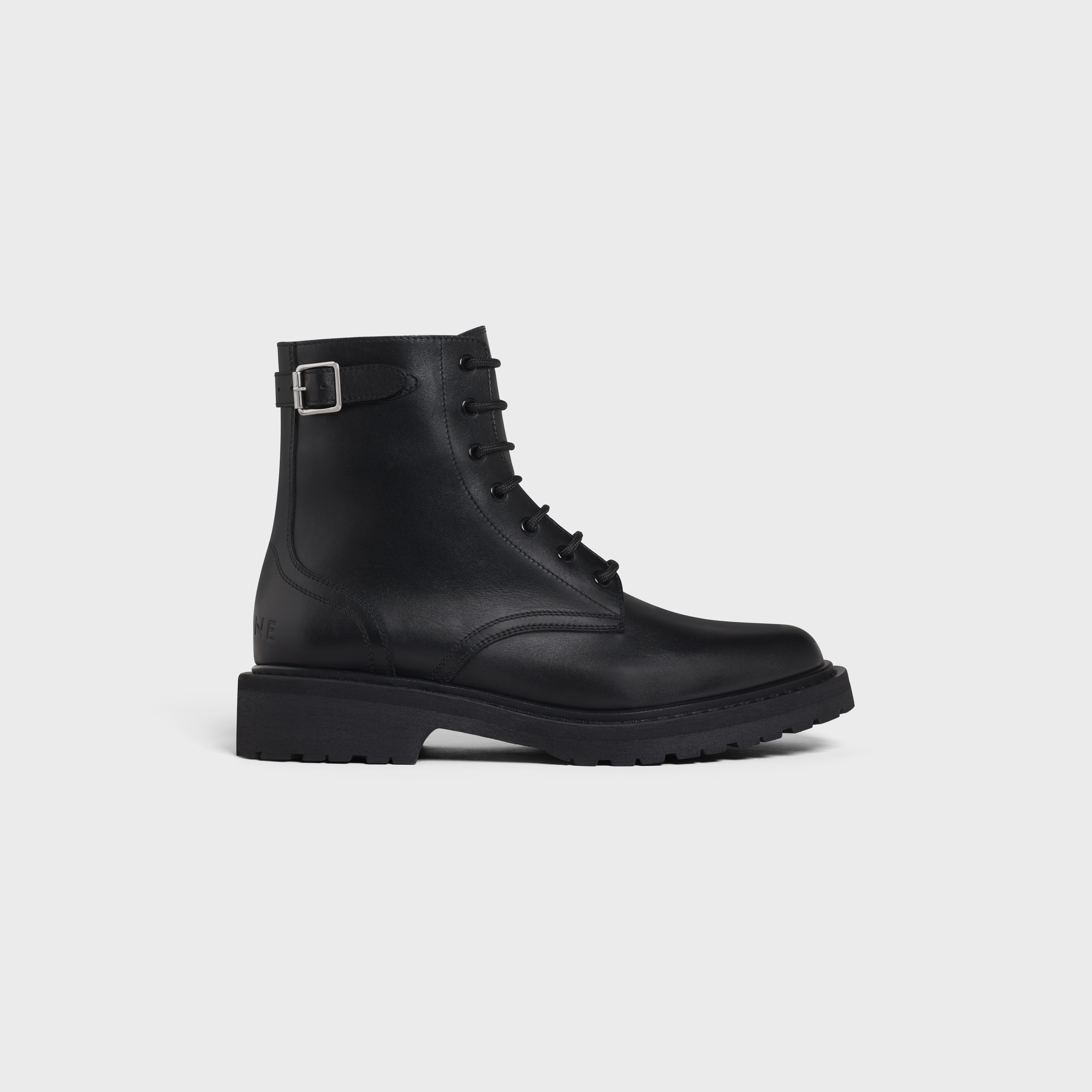 CELINE RANGER LACE-UP BOOT in SHINY BULL - 1