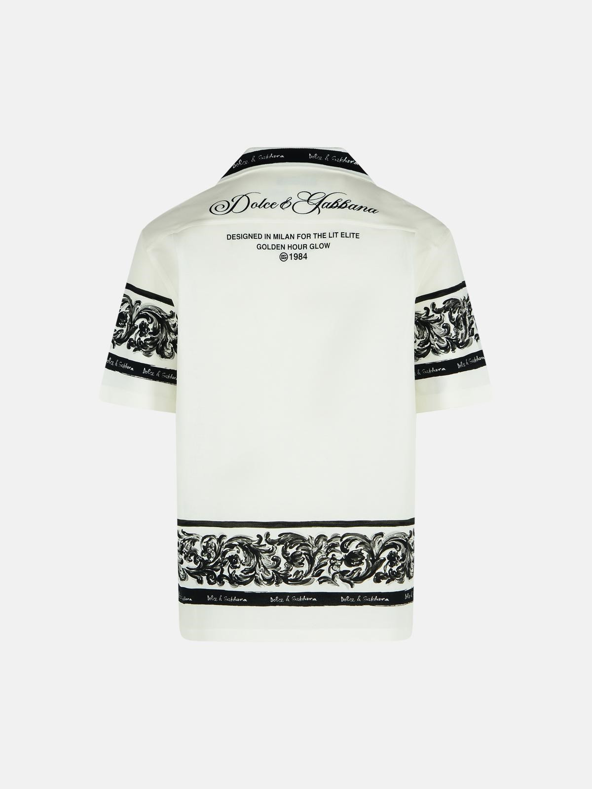 WHITE COTTON SHIRT - 3