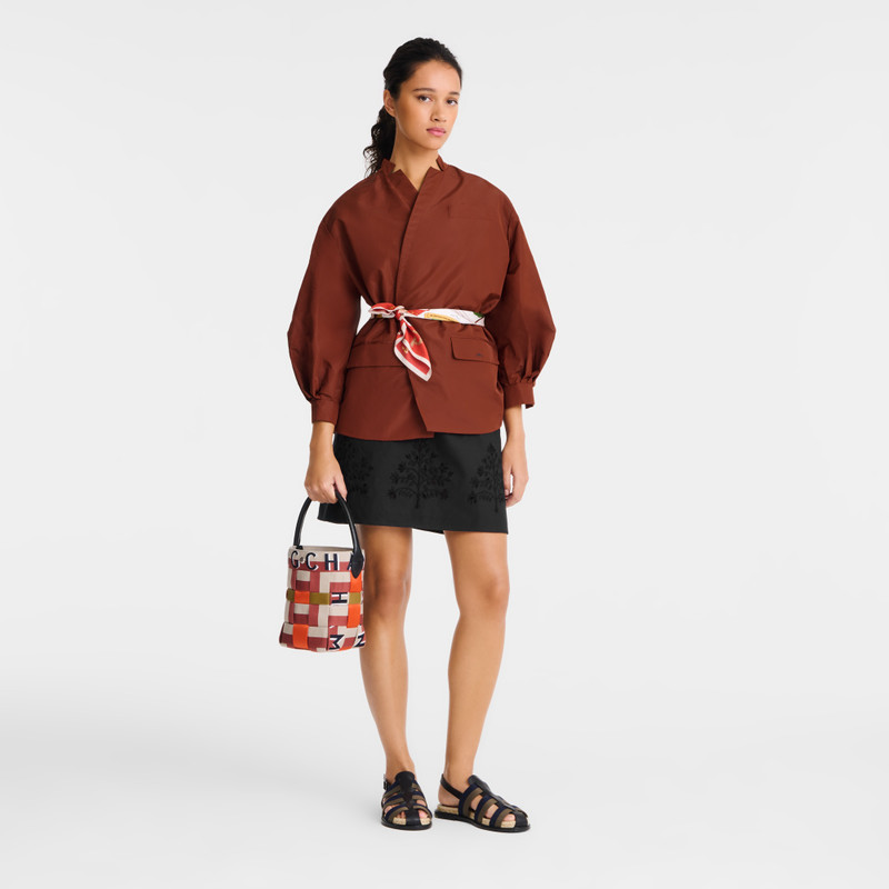 Longchamp Re-Play XS Bucket bag Root / Bark - Canvas outlook