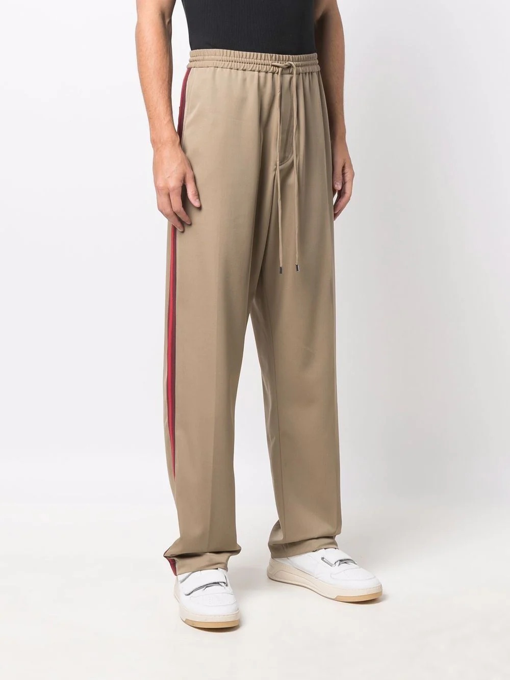 side-stripe detail trousers - 3