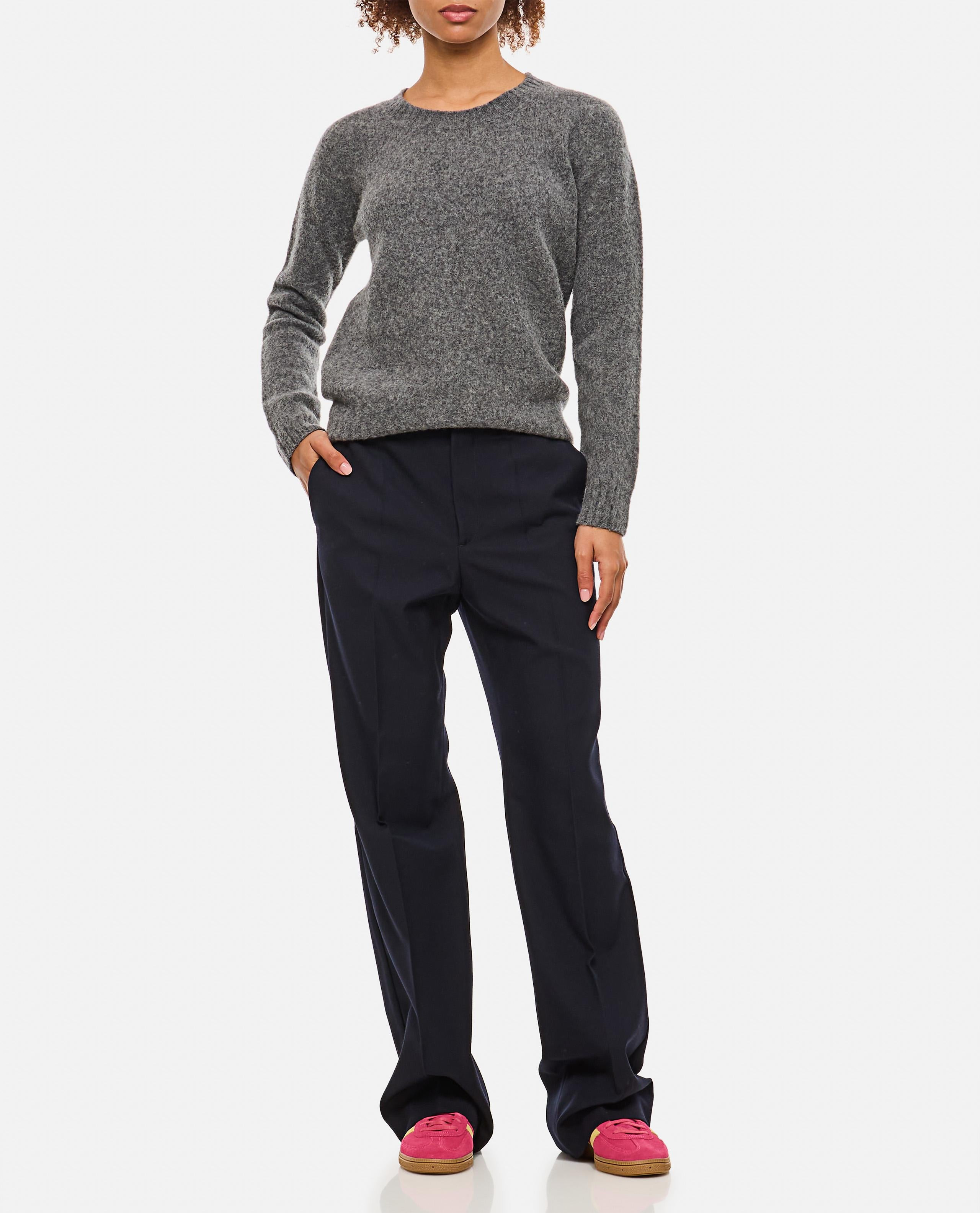 HIGH WAIST DENIM PANTS - 2