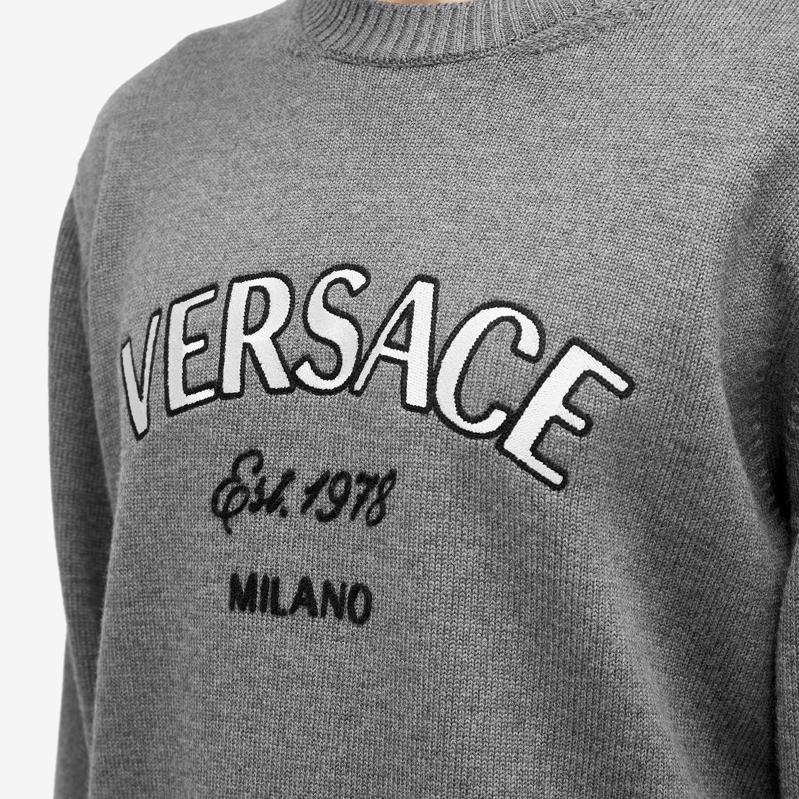 Versace Milano Embroidered Knit - 5