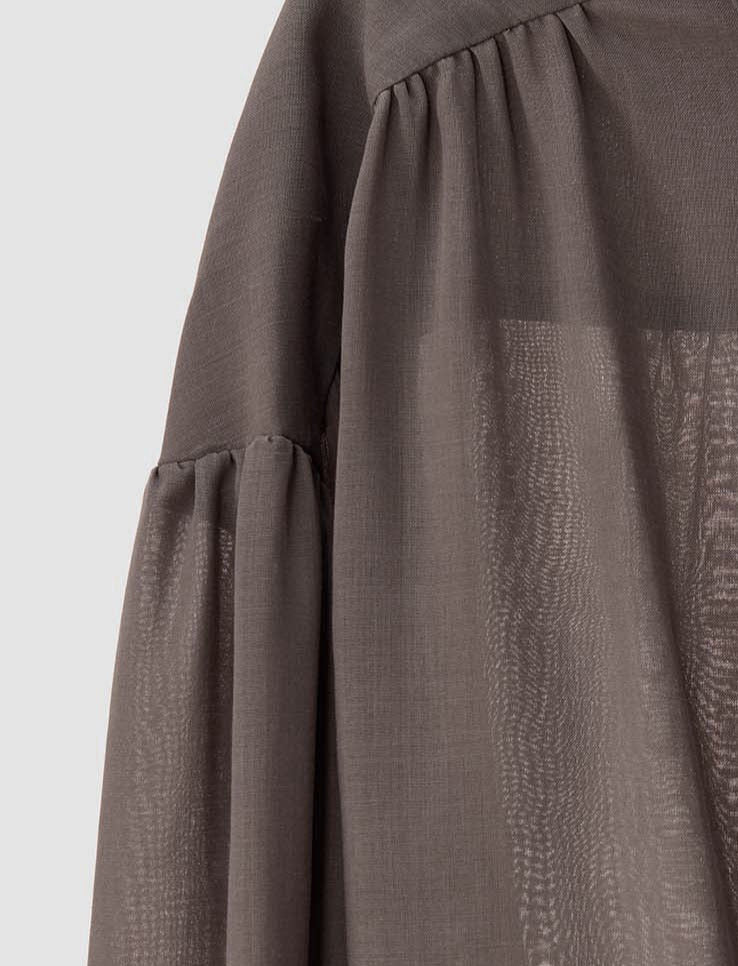 Anais Wool Voile Blouse - 7