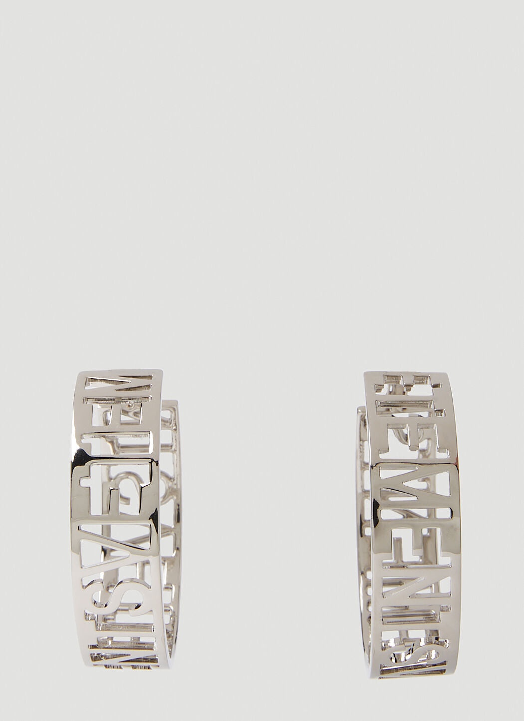 Vetements Women Logo Hoop Earrings - 1