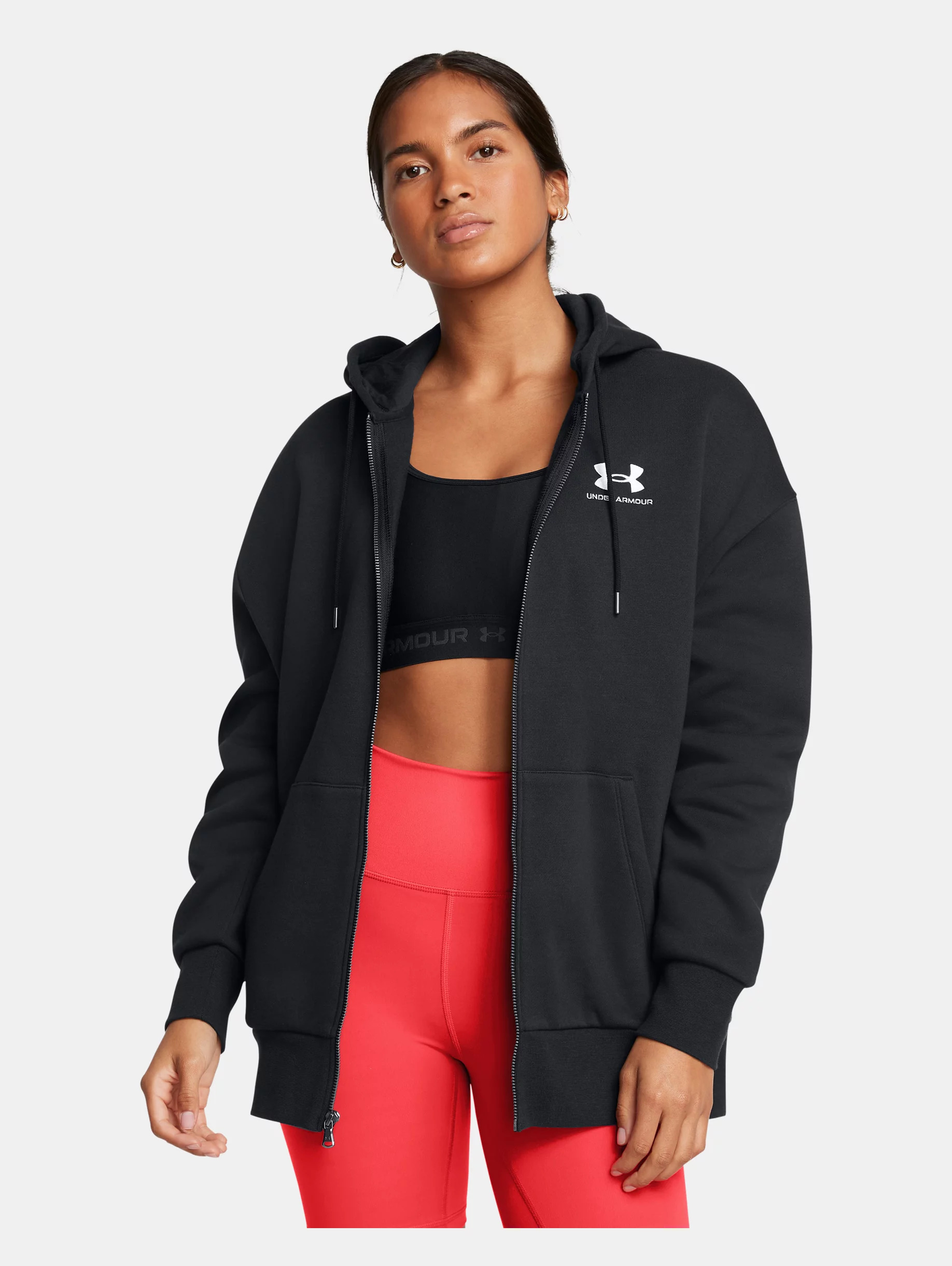 Women's UA Icon Fleece Oversized Full-Zip - 2