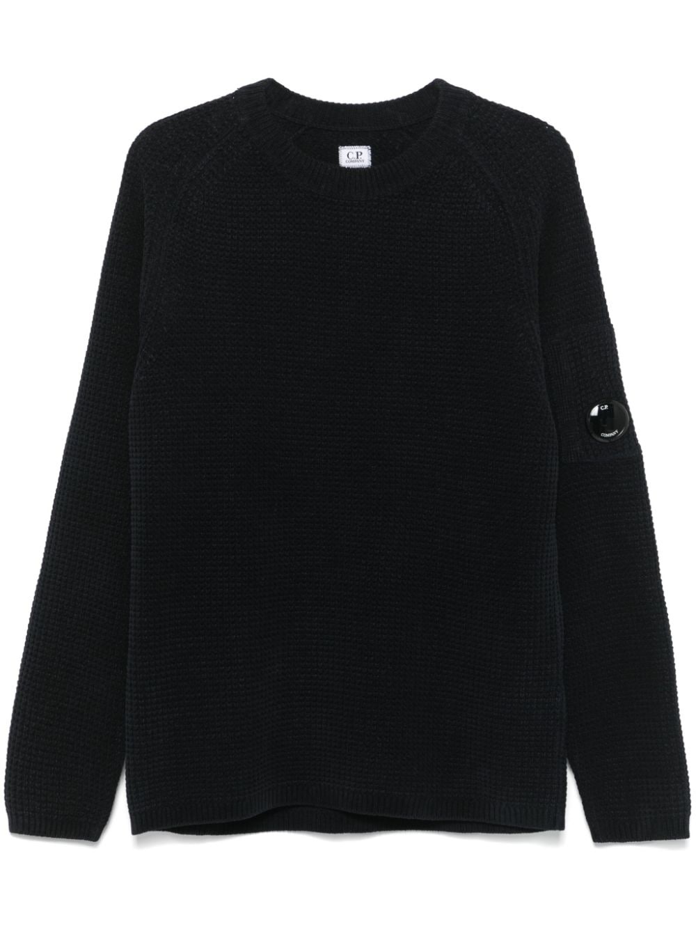 chenille crew-neck sweater - 1