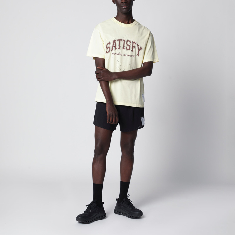 SATISFY Light yellow MothTech T-shirt with perforations outlook