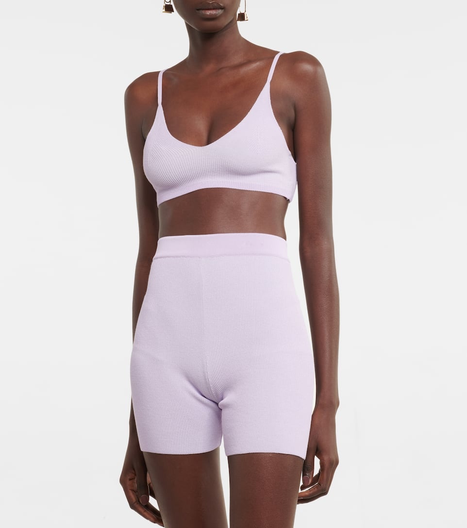 Le Short Arancia knit biker shorts - 2