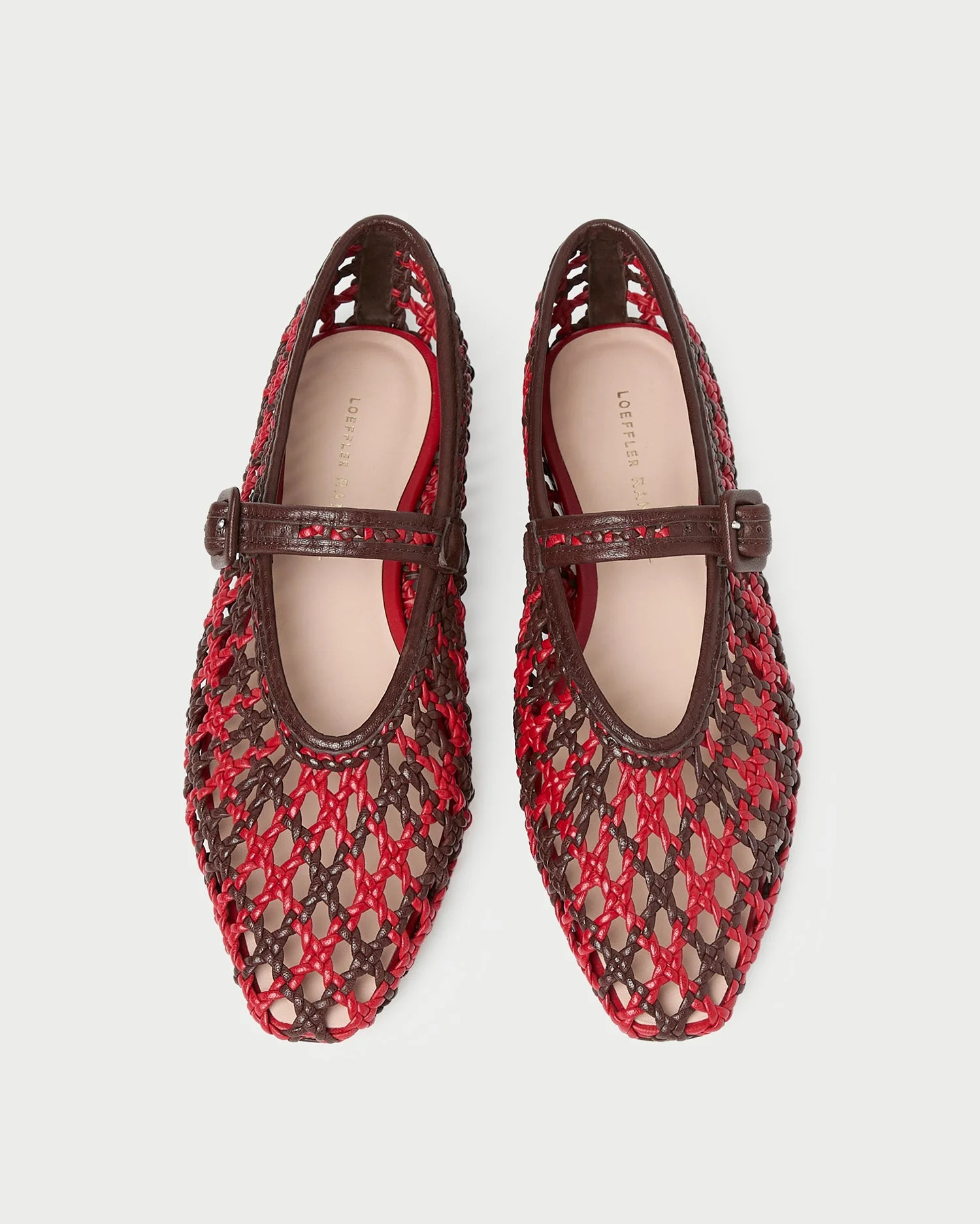 Junia Red/Espresso Mary Jane Flat - 1
