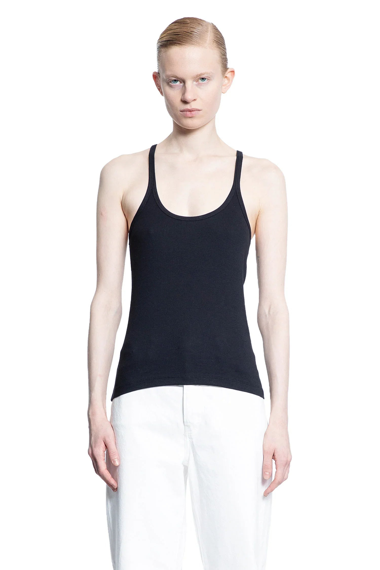 Scoop-Neck-Rib-Tank - 1