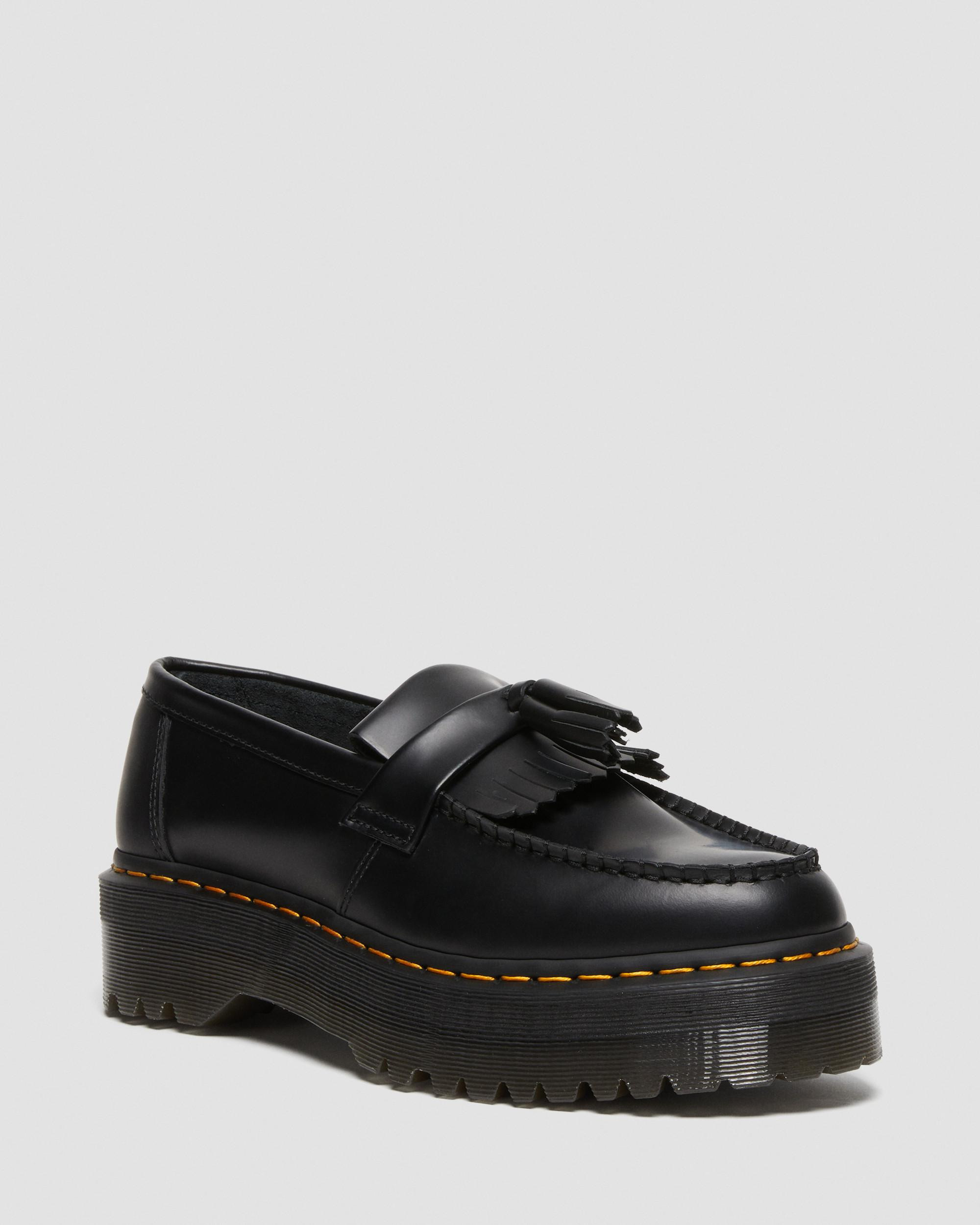 Adrian Leather Platform Tassel Loafers - 5