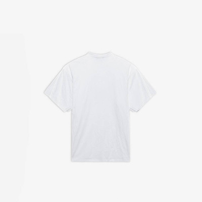 BALENCIAGA Love Earth Flatground Large Fit T-shirt in White outlook