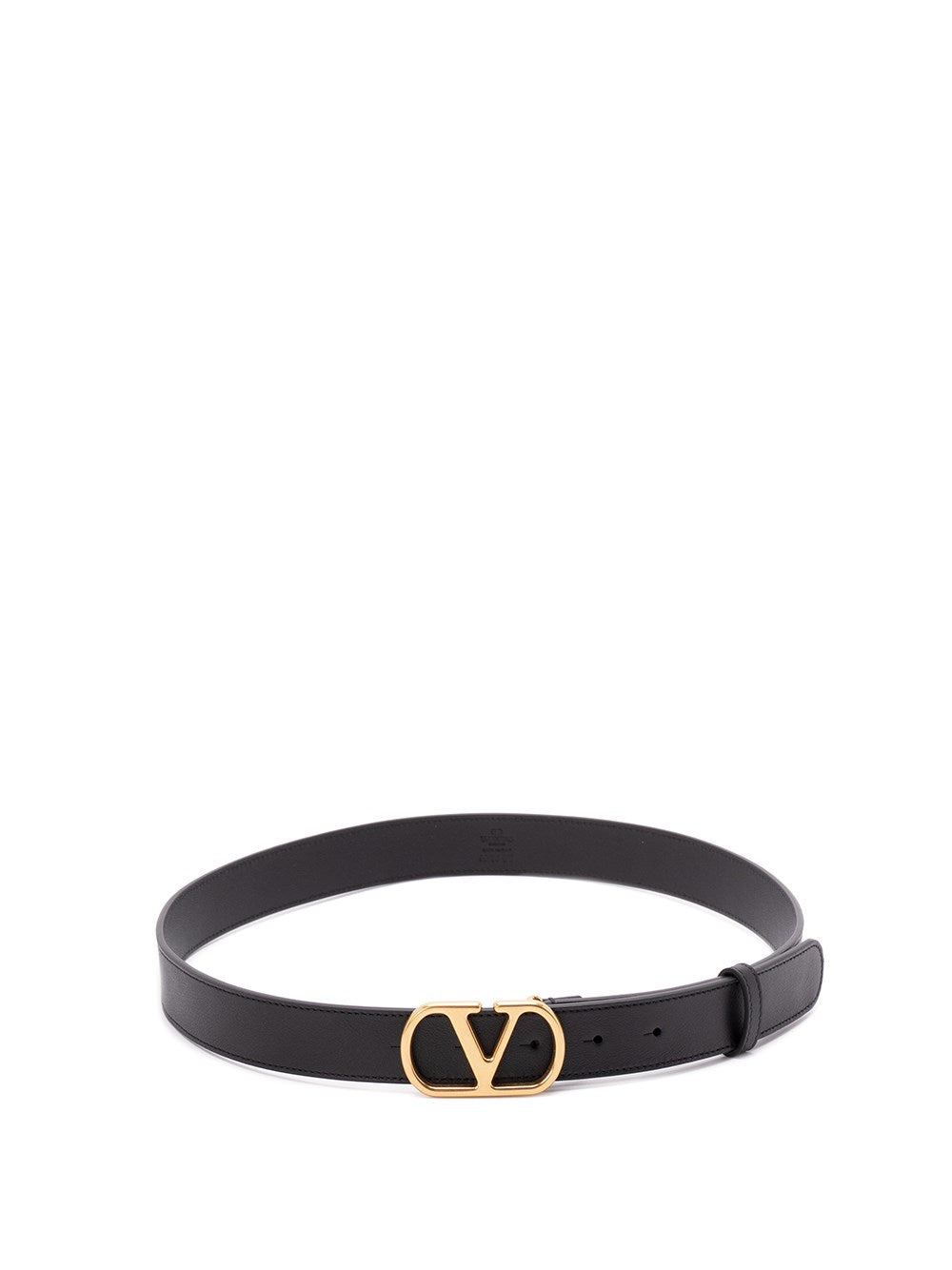Valentino Garavani Men `Vlogo Signature` Leather Belt - 1