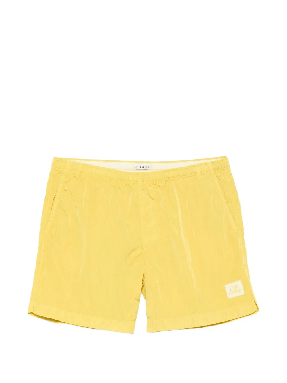 logo-patch swim shorts - 1