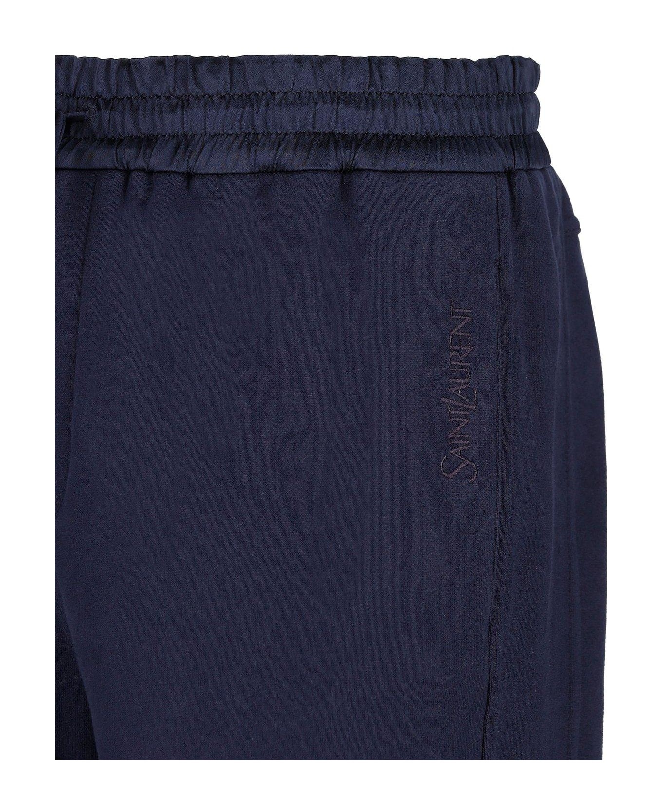 Drawstring Straight Leg Trousers - 3